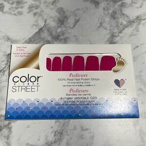 Color Street Seoul Sister Pedicure Nail Strips NWT